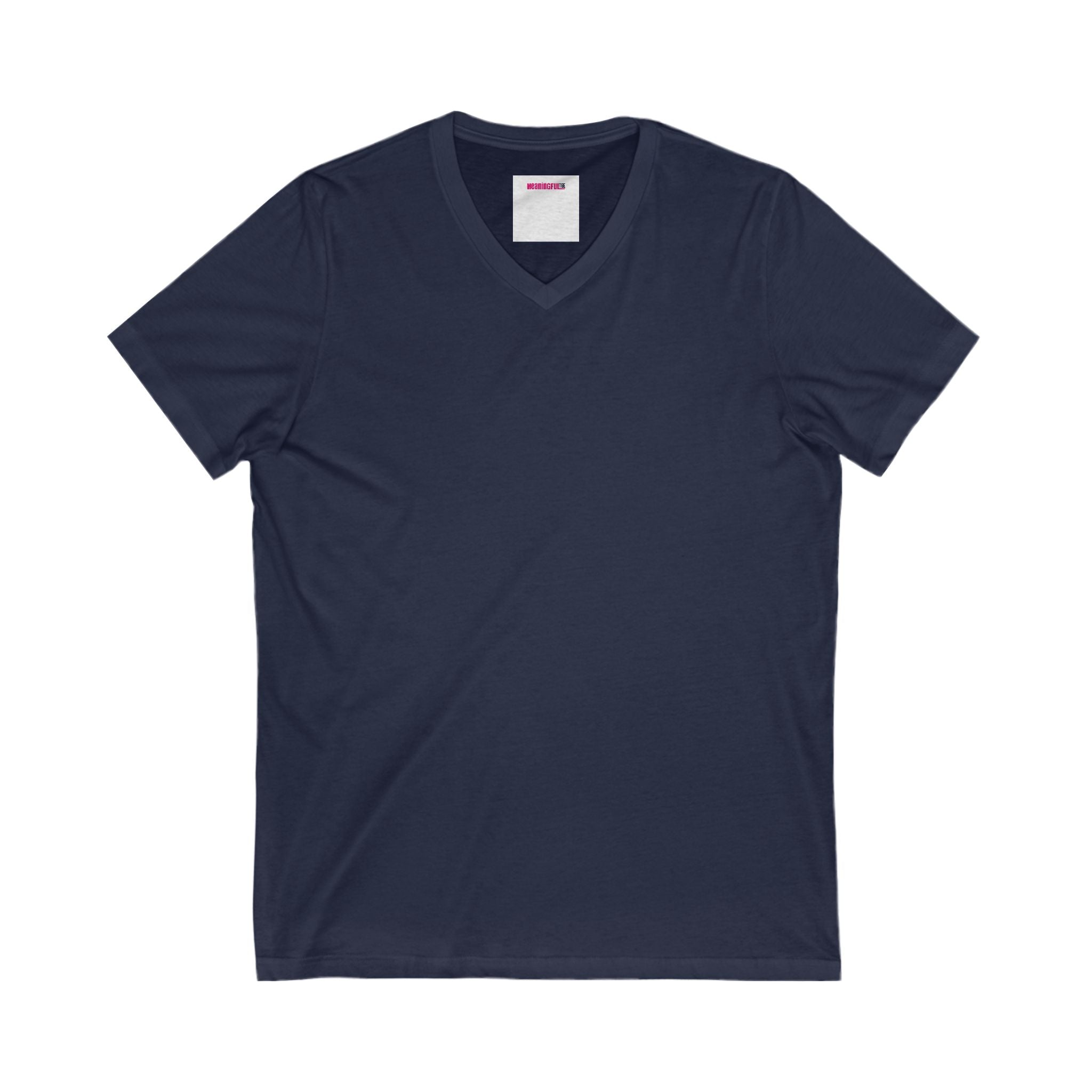 Customizable Unisex Jersey V-Neck Tee - Casual Comfort, Perfect Gift for Every Occasion, Summer Style, Everyday Wear, Festive Apparel