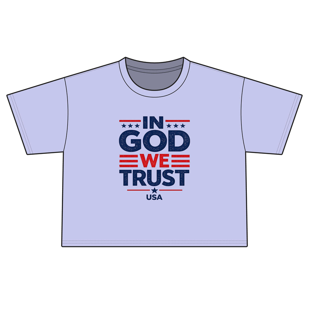 In God We Trust 4th of July Women's Boxy Tee