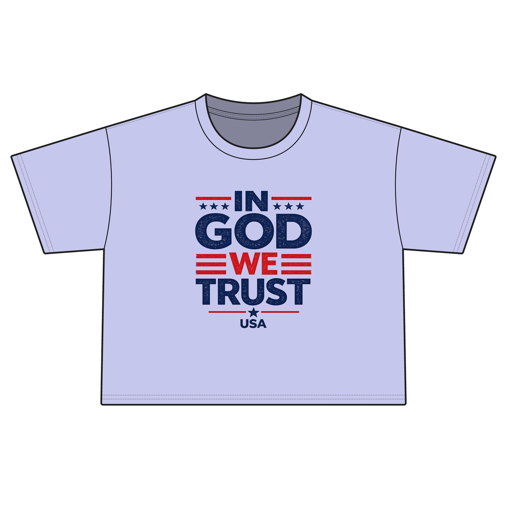 In God We Trust 4th of July Women's Boxy Tee