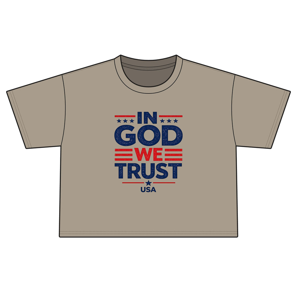 In God We Trust 4th of July Women's Boxy Tee