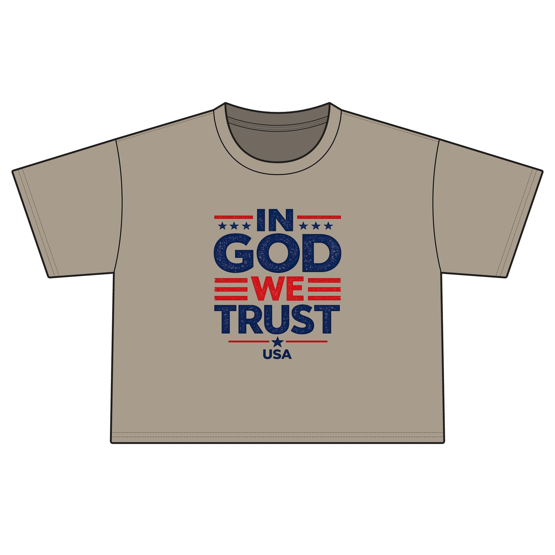 In God We Trust 4th of July Women's Boxy Tee