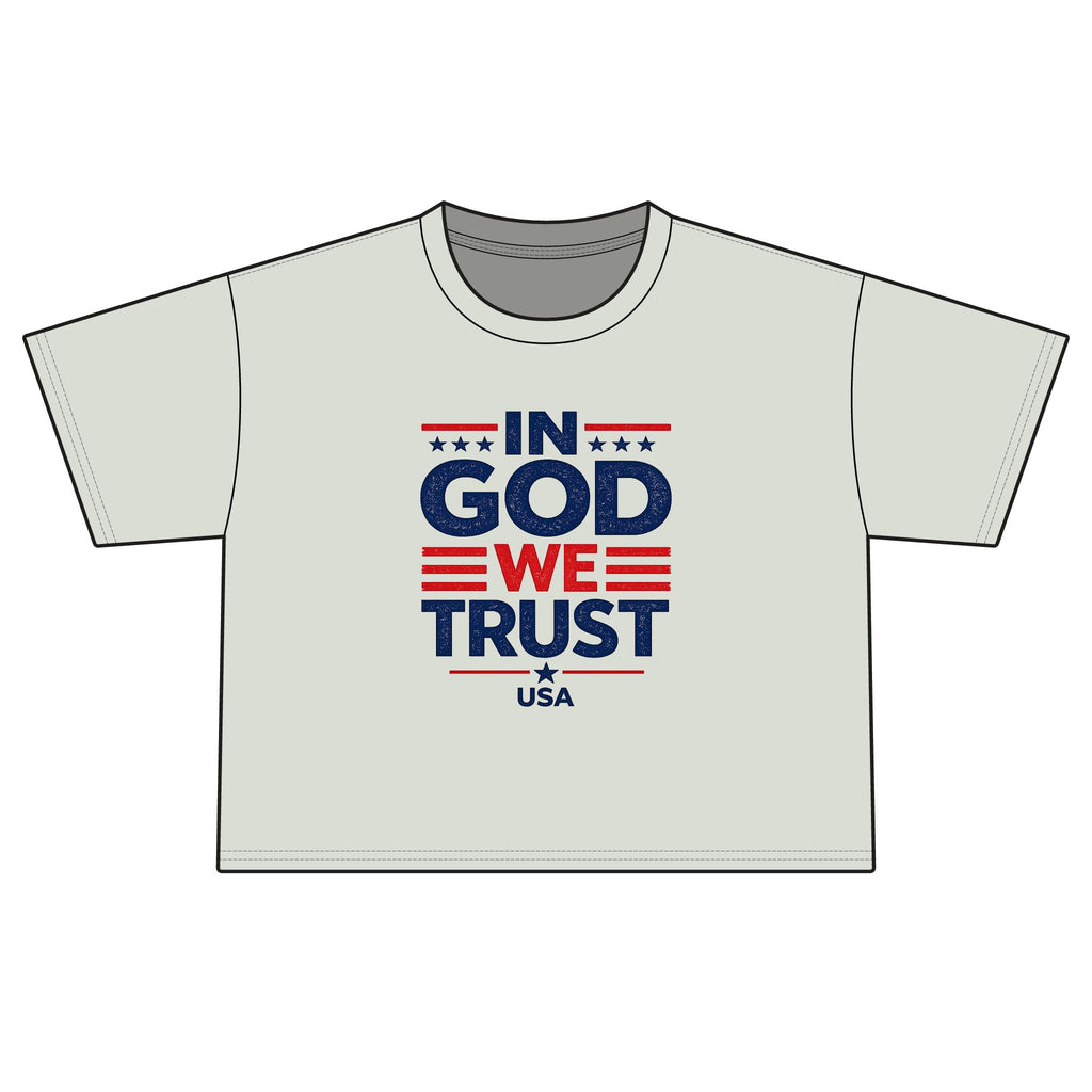 In God We Trust 4th of July Women's Boxy Tee