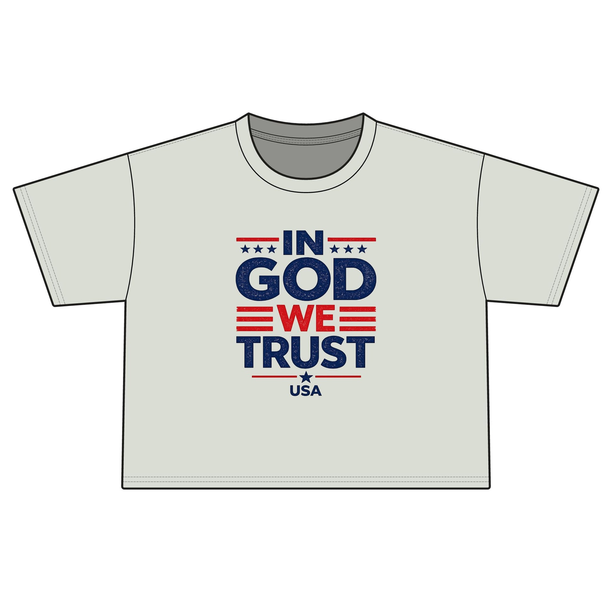 In God We Trust 4th of July Women's Boxy Tee