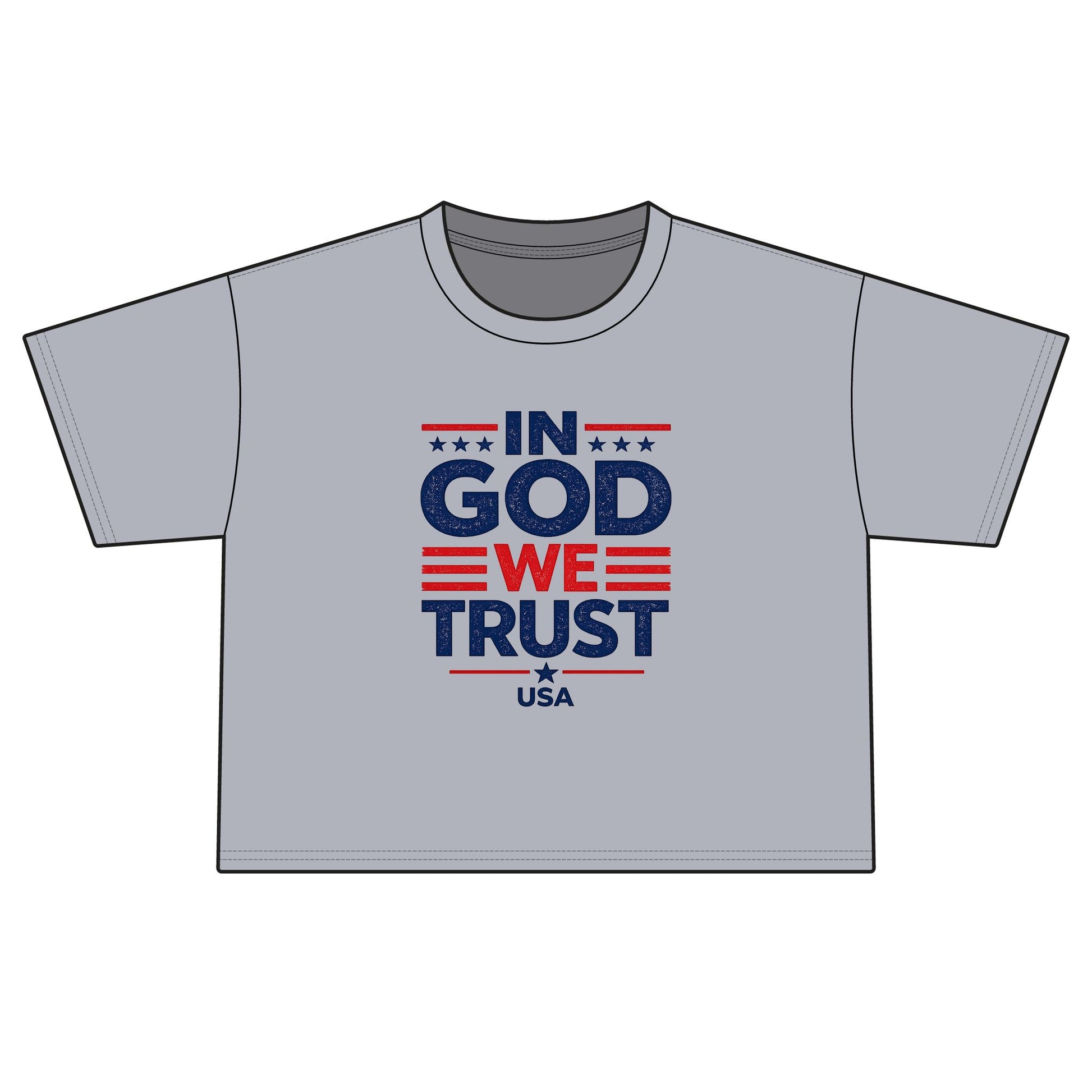 In God We Trust 4th of July Women's Boxy Tee
