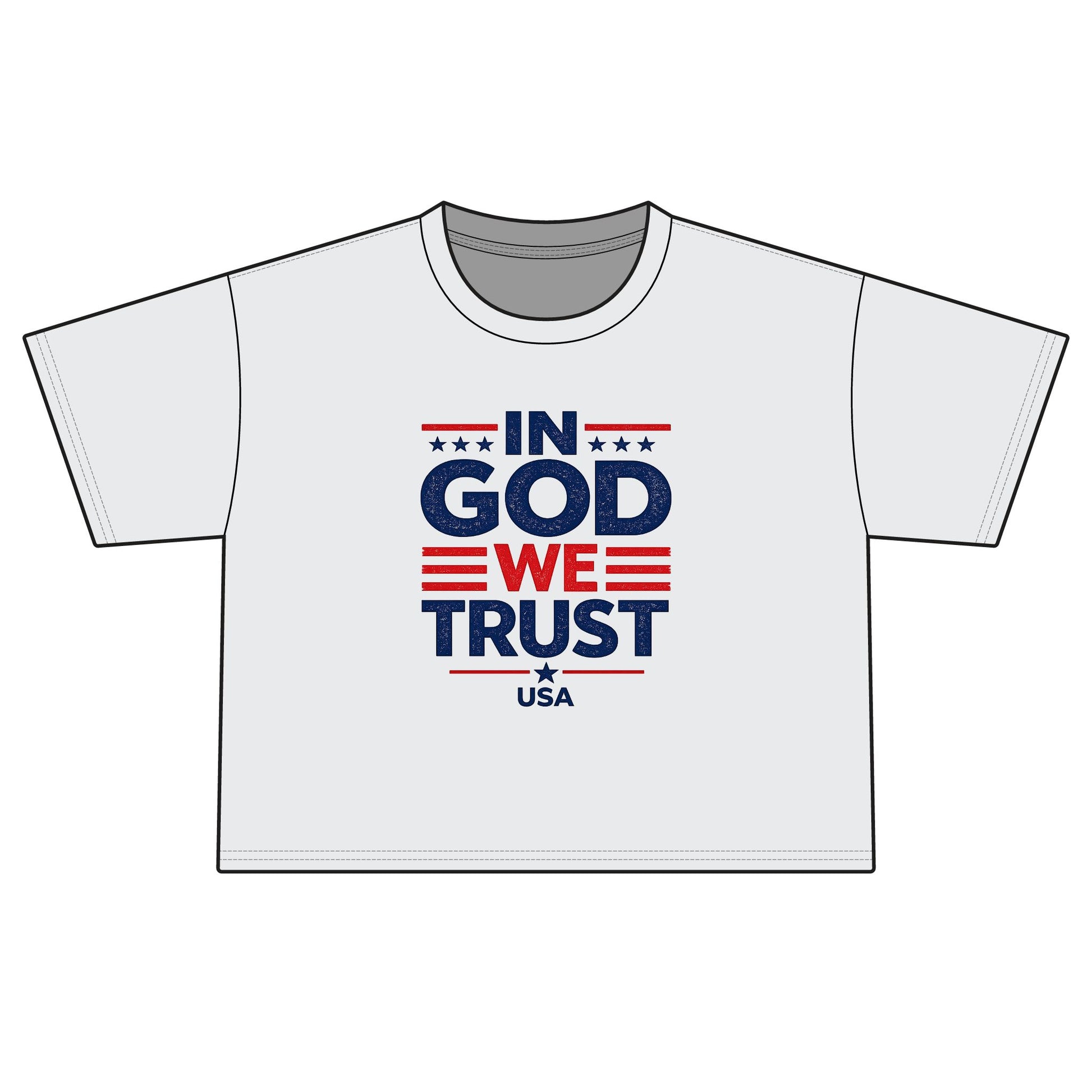 In God We Trust 4th of July Women's Boxy Tee