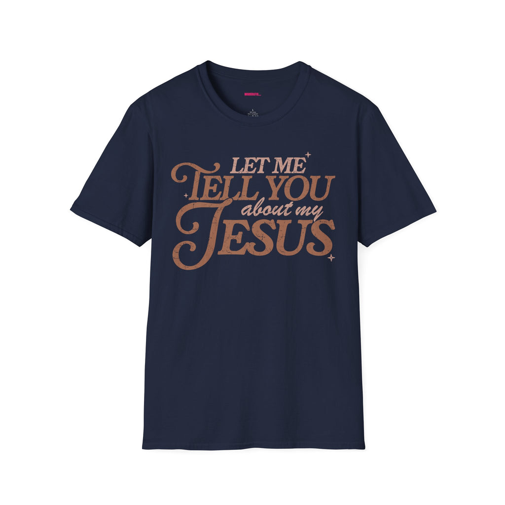 Unisex T-Shirt | Comfy Casual Tee for Every Occasion, About Jesus Graphic, Classic fit