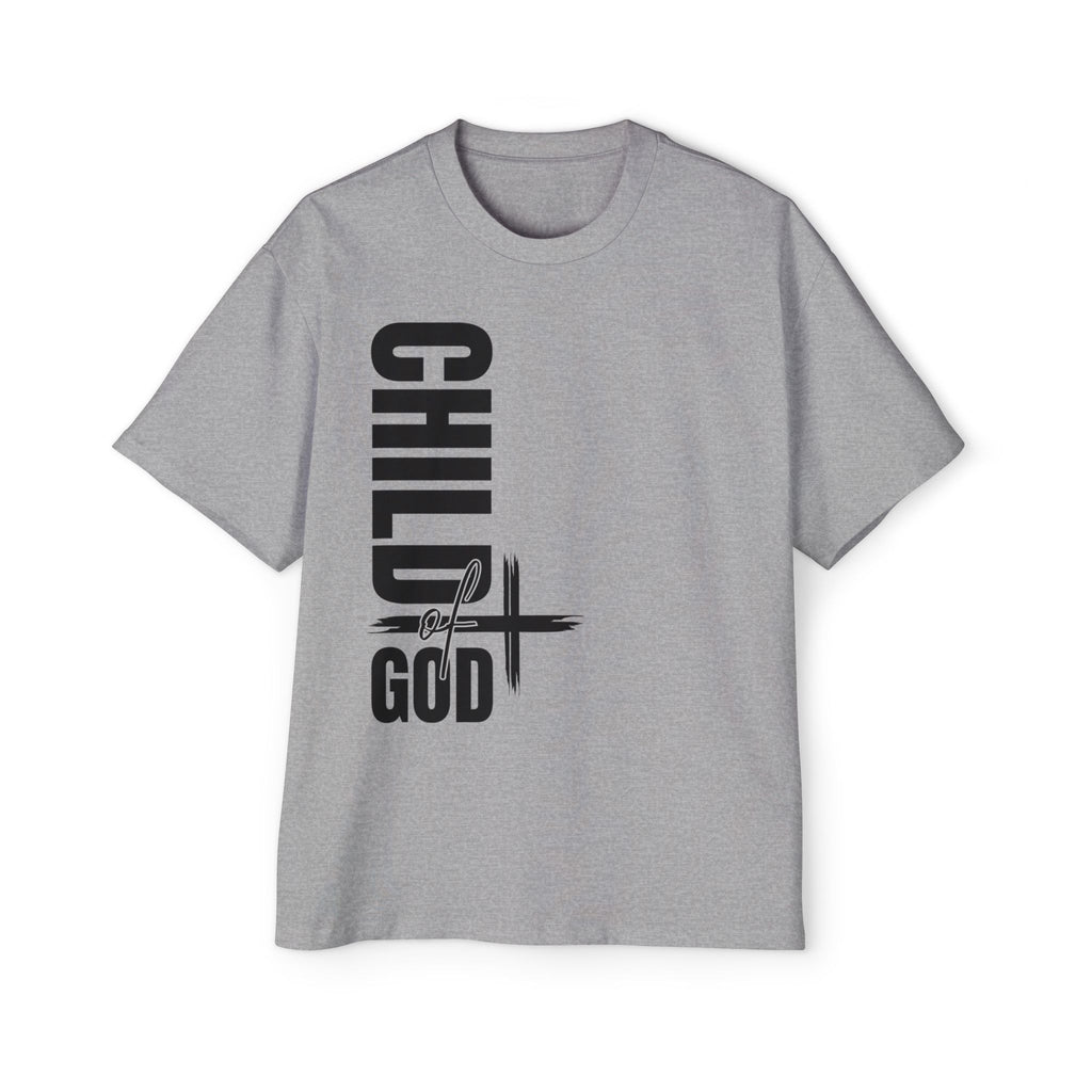 Men's Oversized Tee - Faith-Based Style | Child of God | Perfect Gift for Believers | Casual Christian Wear, Comfortable Fashion, Spiritual Tee, [...]