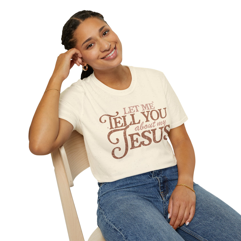 Unisex T-Shirt | Comfy Casual Tee for Every Occasion, About Jesus Graphic, Classic fit