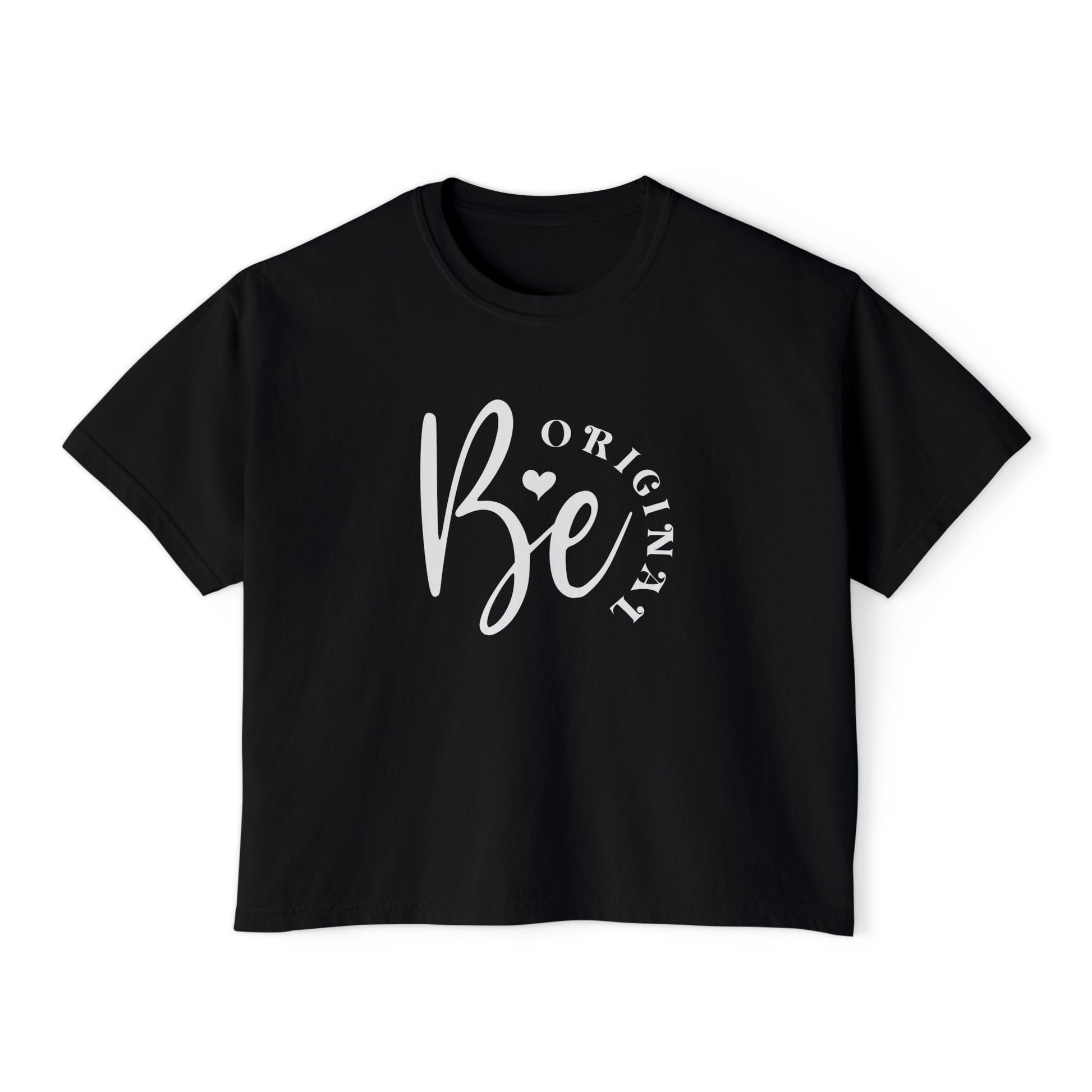 Be original, Women's Boxy Tee, Semi-crop tee,  Inspirational, Comfortable Everyday Style, Motivational Apparel, Self-confidence tee