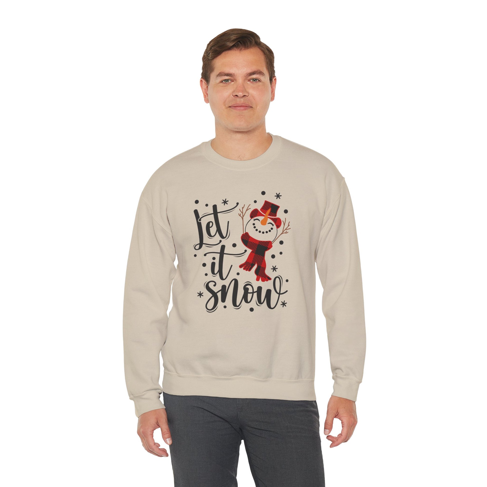 Let It Snow Sweatshirt for Cozy Winter Fun