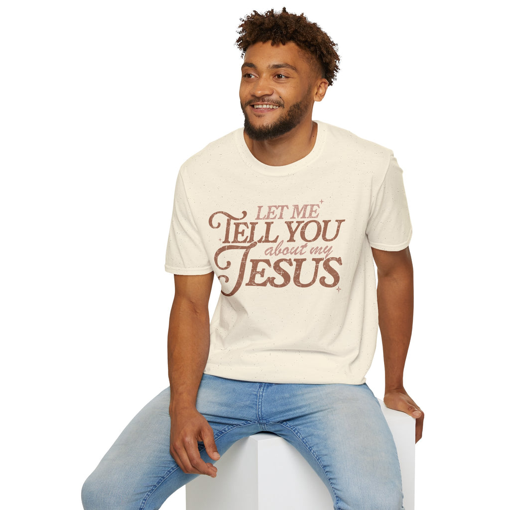 Unisex T-Shirt | Comfy Casual Tee for Every Occasion, About Jesus Graphic, Classic fit