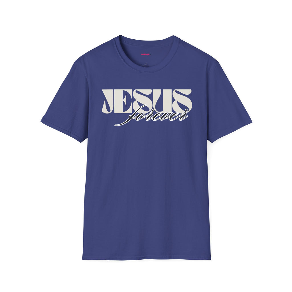 Jesus Forever Unisex T-Shirt | Comfy Casual Tee for Every Occasion, About Jesus Graphic, Classic fit