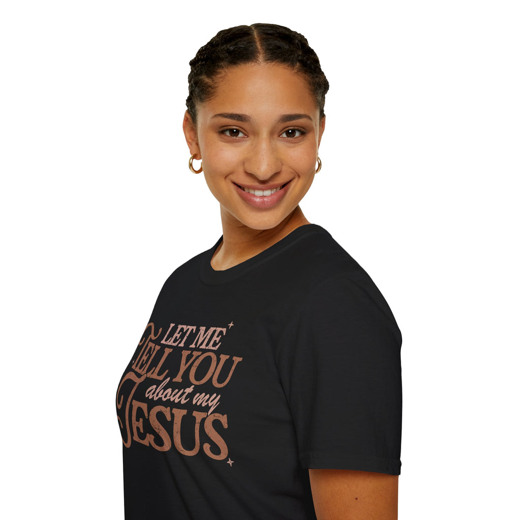 Unisex T-Shirt | Comfy Casual Tee for Every Occasion, About Jesus Graphic, Classic fit