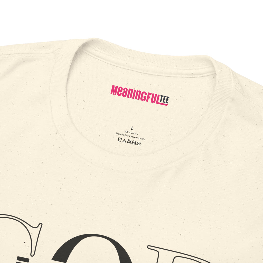 God is in it, Unisex Heavy Cotton Tee - Christian T-shirt, Faith-based-tee, Comfortable Casual Wear, Perfect for Church, Everyday Style, Gift for Friends, Summer Outfits, Relaxed Vibes