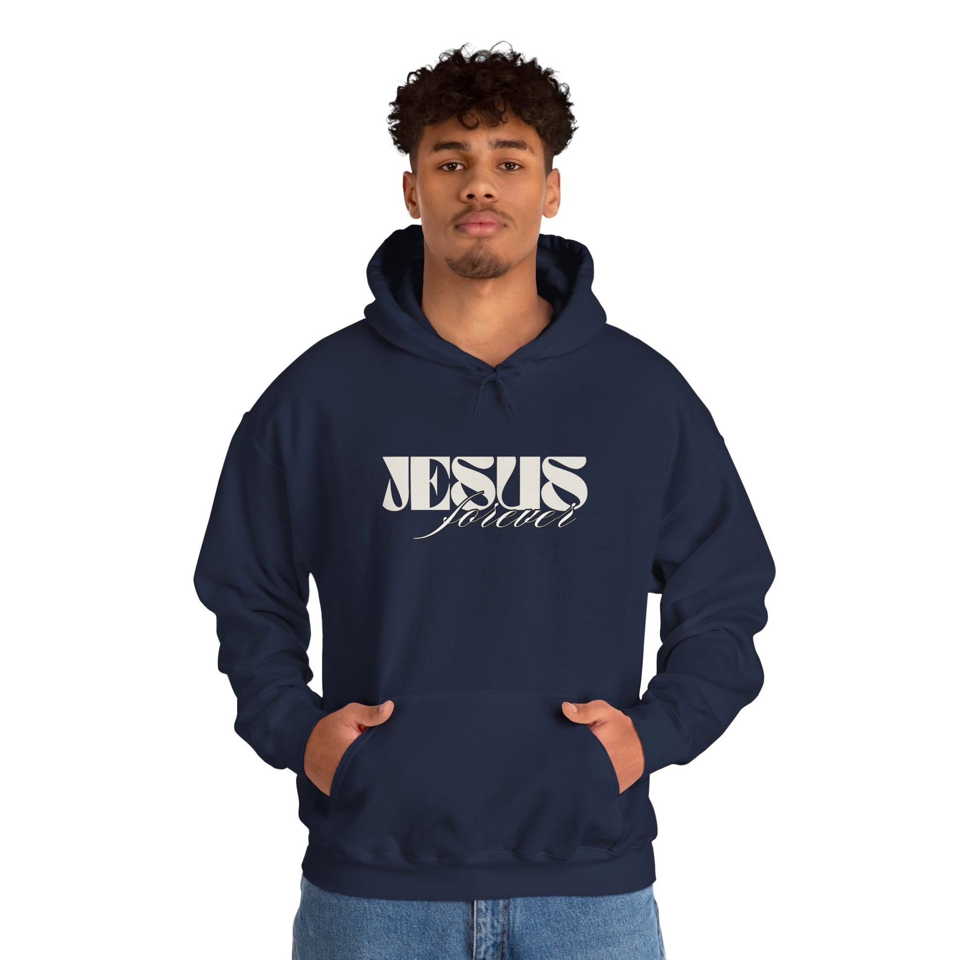 Jesus Forever Hoodie — Christian Faith Sweatshirt