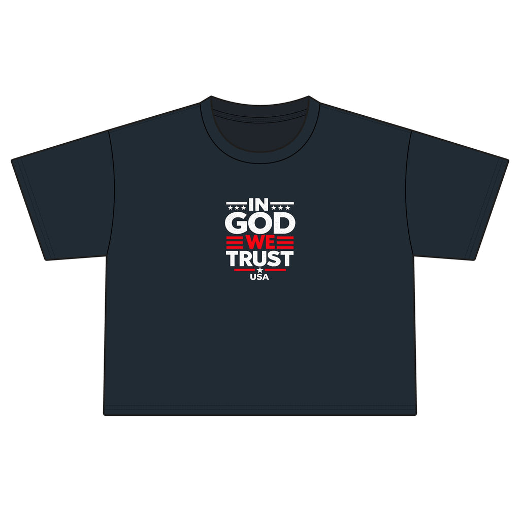 In God We Trust 4th of July Women's Boxy Tee