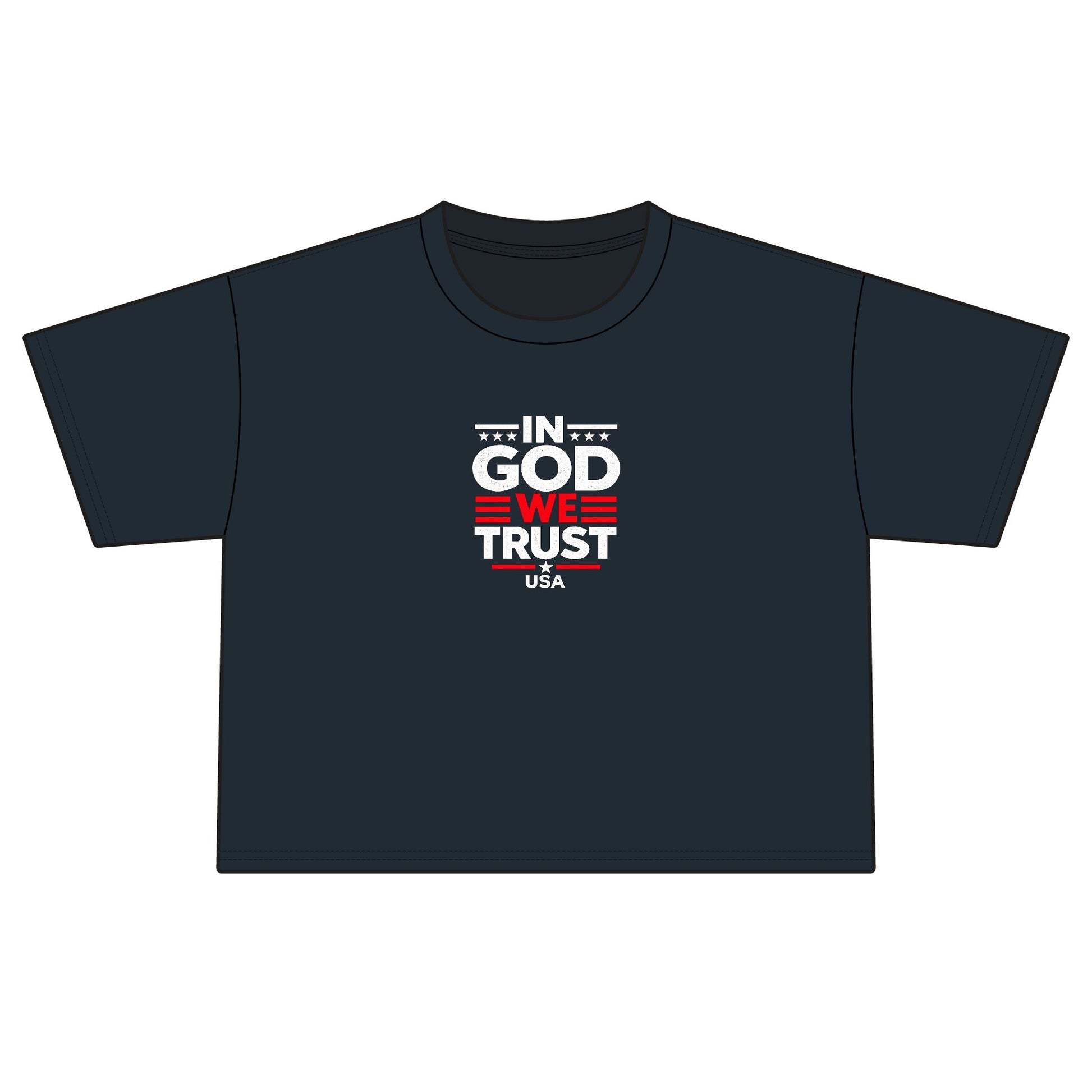 In God We Trust 4th of July Women's Boxy Tee