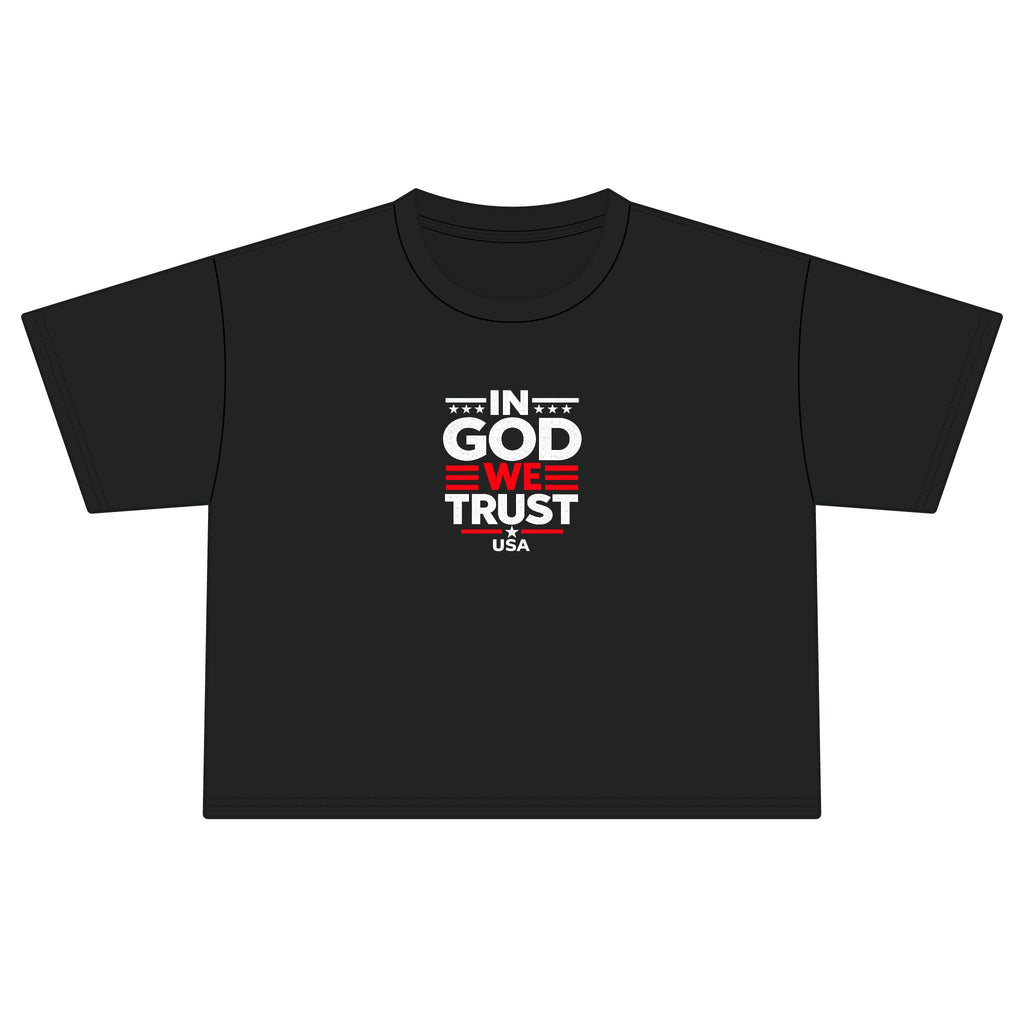In God We Trust 4th of July Women's Boxy Tee