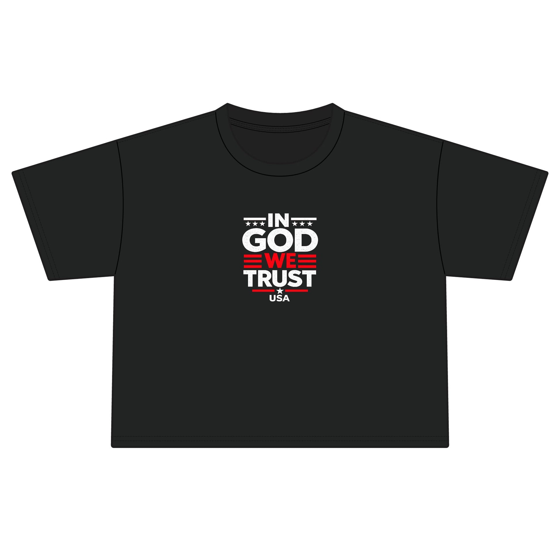 In God We Trust 4th of July Women's Boxy Tee
