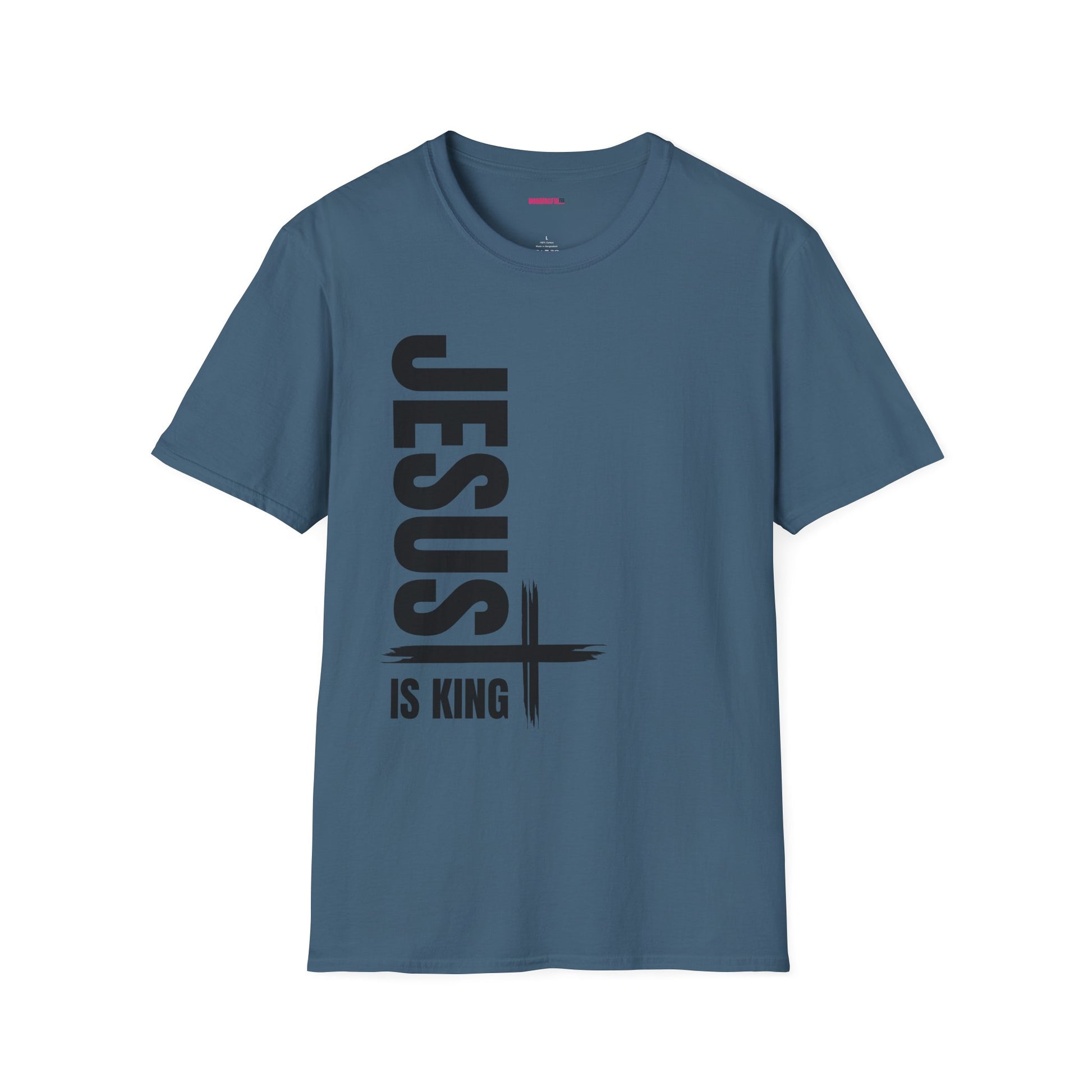 Christian Unisex T-Shirt - Jesus is King Faith-Based Tee for Believers