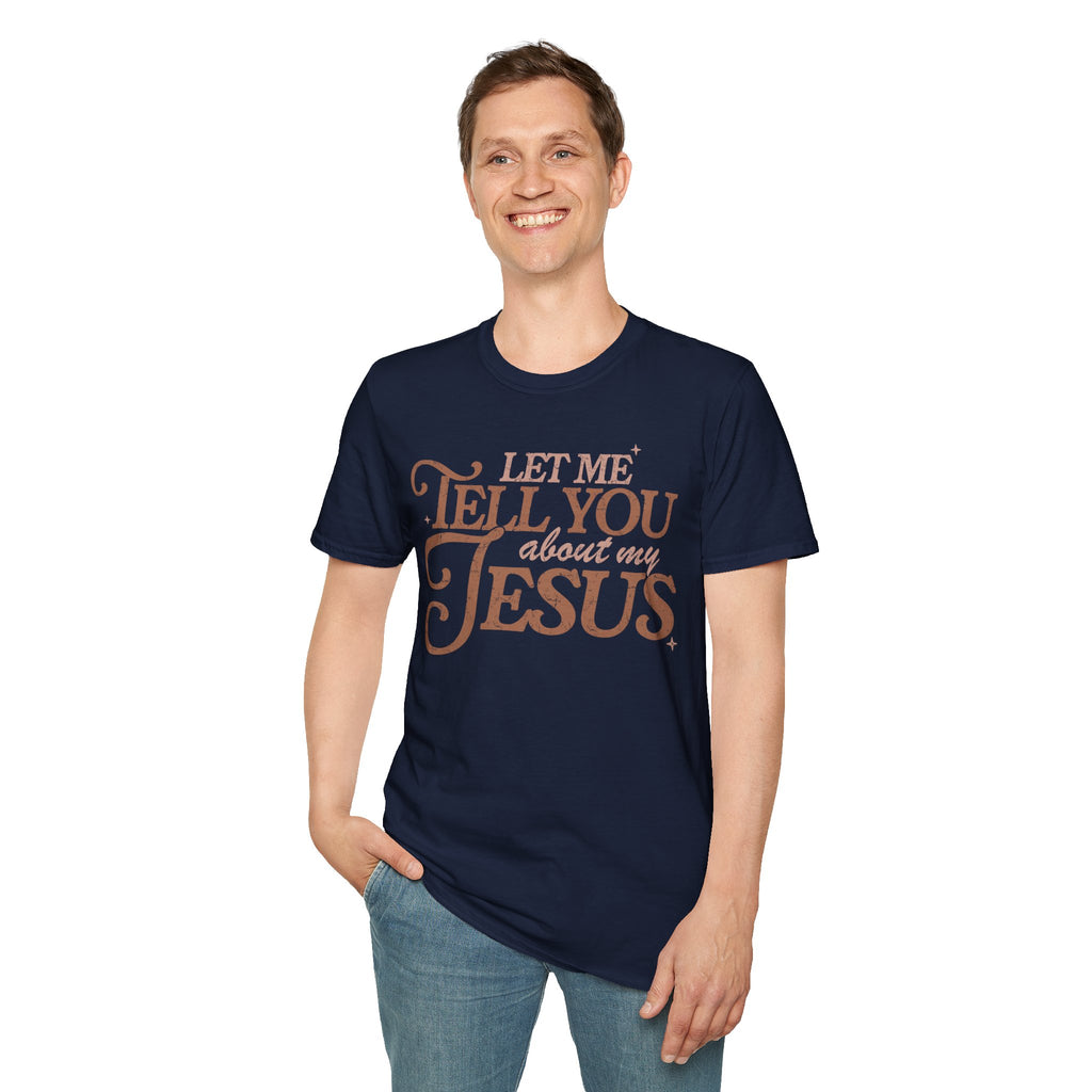Unisex T-Shirt | Comfy Casual Tee for Every Occasion, About Jesus Graphic, Classic fit