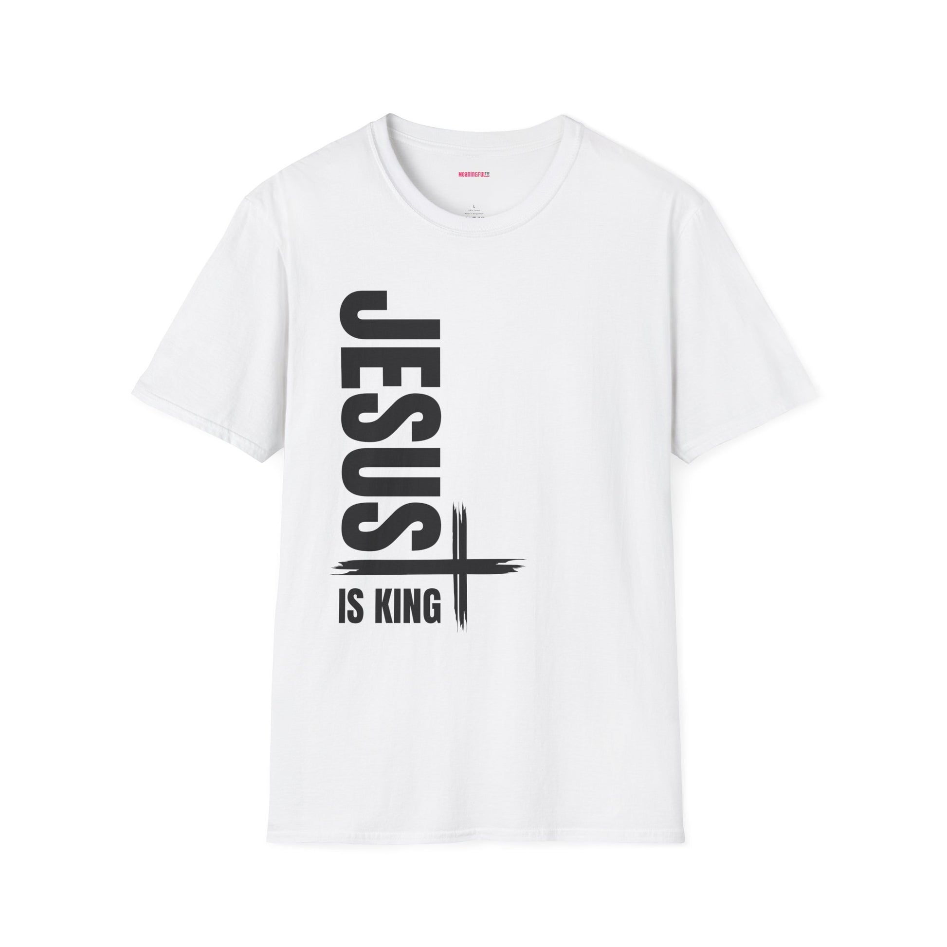 Christian Unisex T-Shirt - Jesus is King Faith-Based Tee for Believers