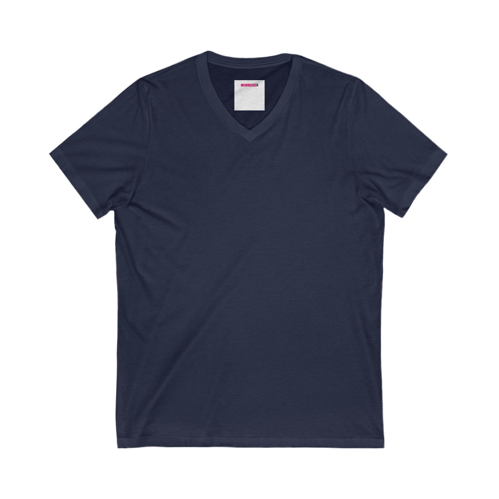 Customizable Unisex Jersey V-Neck Tee - Casual Comfort, Perfect Gift for Every Occasion, Summer Style, Everyday Wear, Festive Apparel