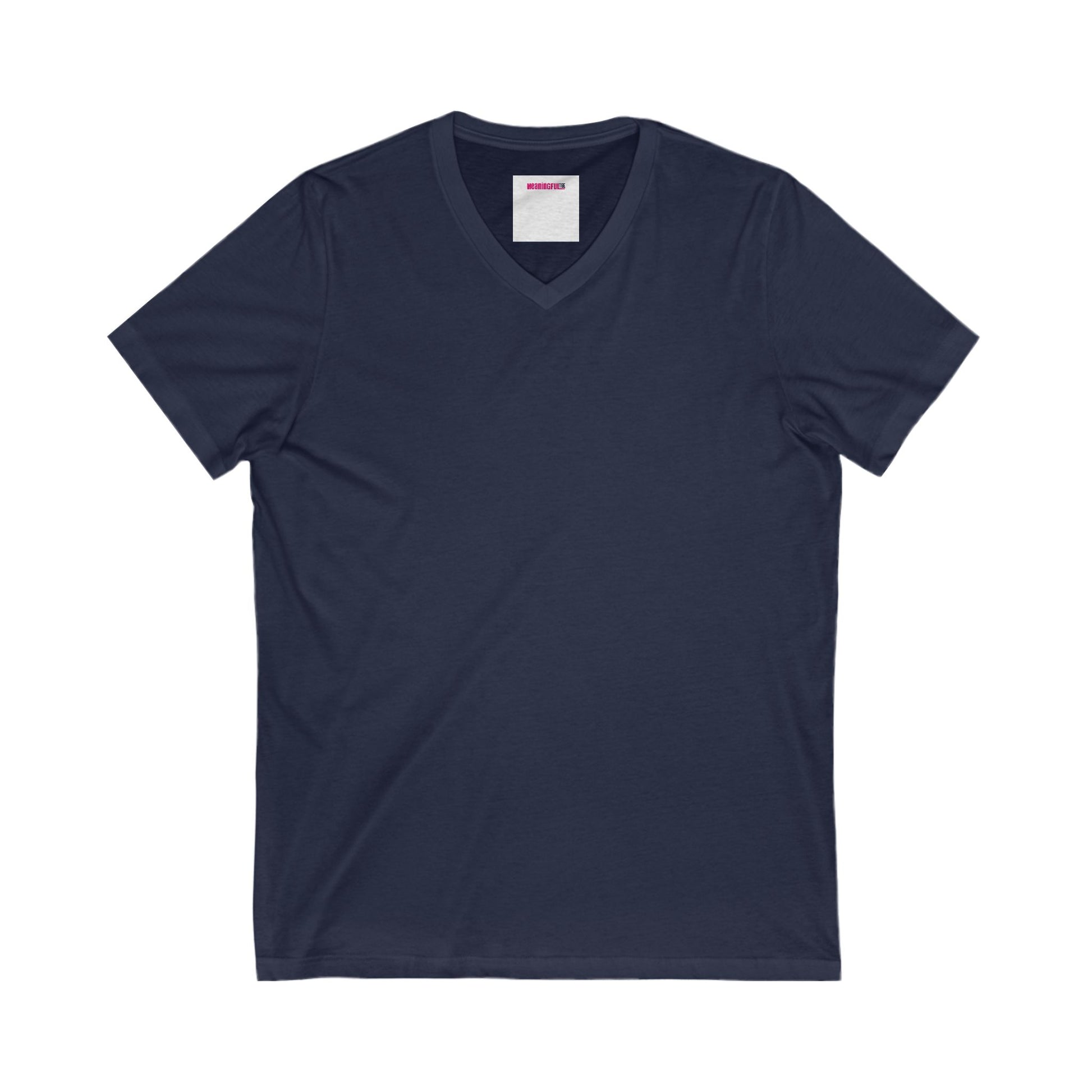 Customizable Unisex Jersey V-Neck Tee - Casual Comfort, Perfect Gift for Every Occasion, Summer Style, Everyday Wear, Festive Apparel
