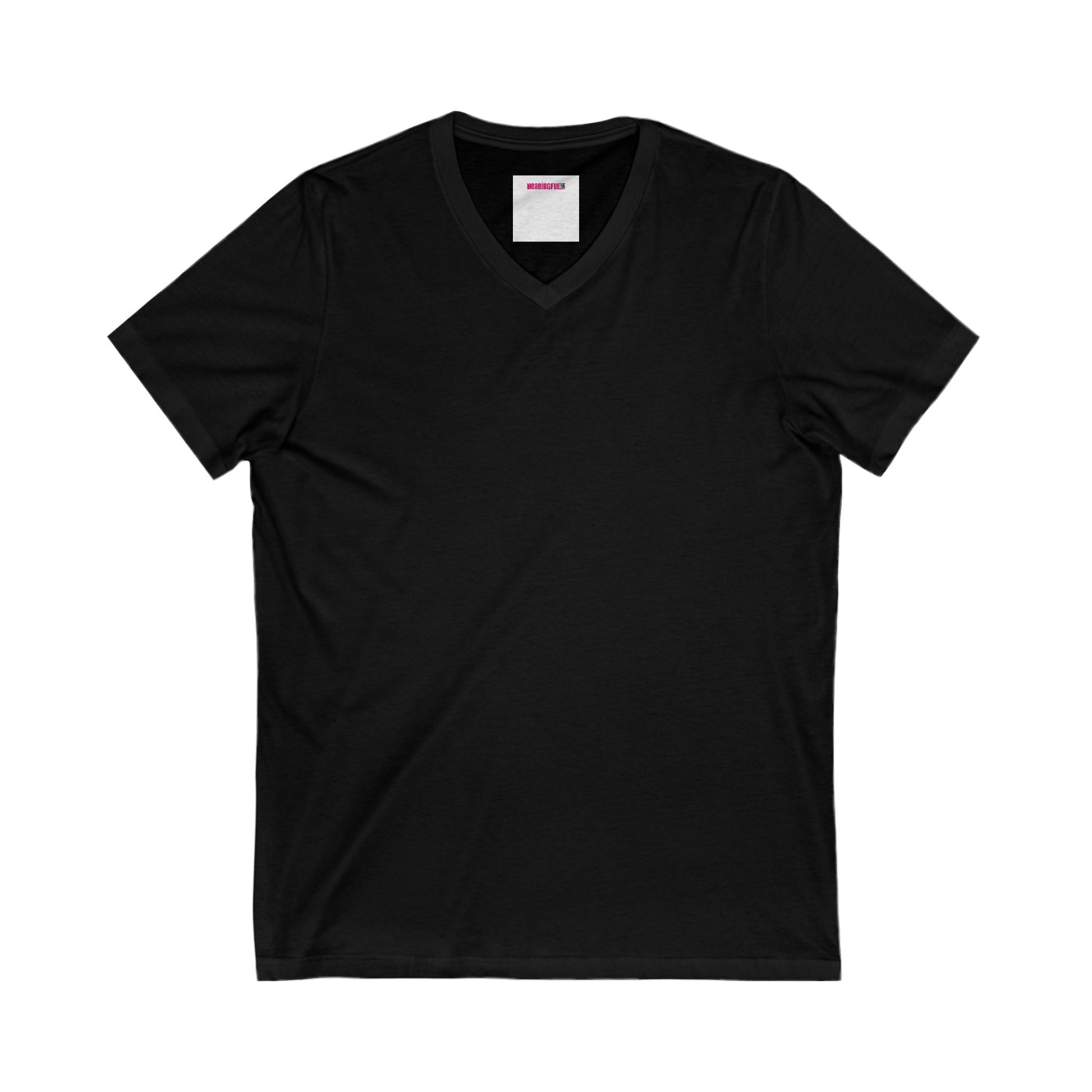 Customizable Unisex Jersey V-Neck Tee - Casual Comfort, Perfect Gift for Every Occasion, Summer Style, Everyday Wear, Festive Apparel