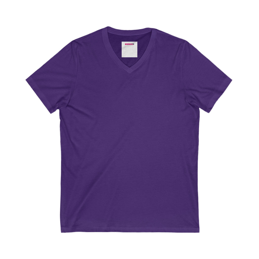 Customizable Unisex Jersey V-Neck Tee - Casual Comfort, Perfect Gift for Every Occasion, Summer Style, Everyday Wear, Festive Apparel
