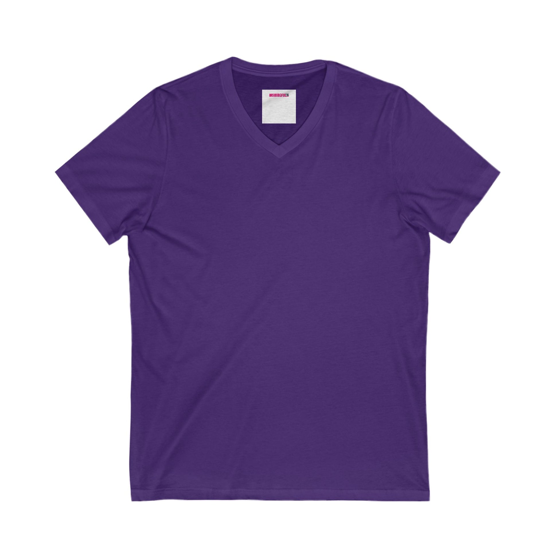 Customizable Unisex Jersey V-Neck Tee - Casual Comfort, Perfect Gift for Every Occasion, Summer Style, Everyday Wear, Festive Apparel