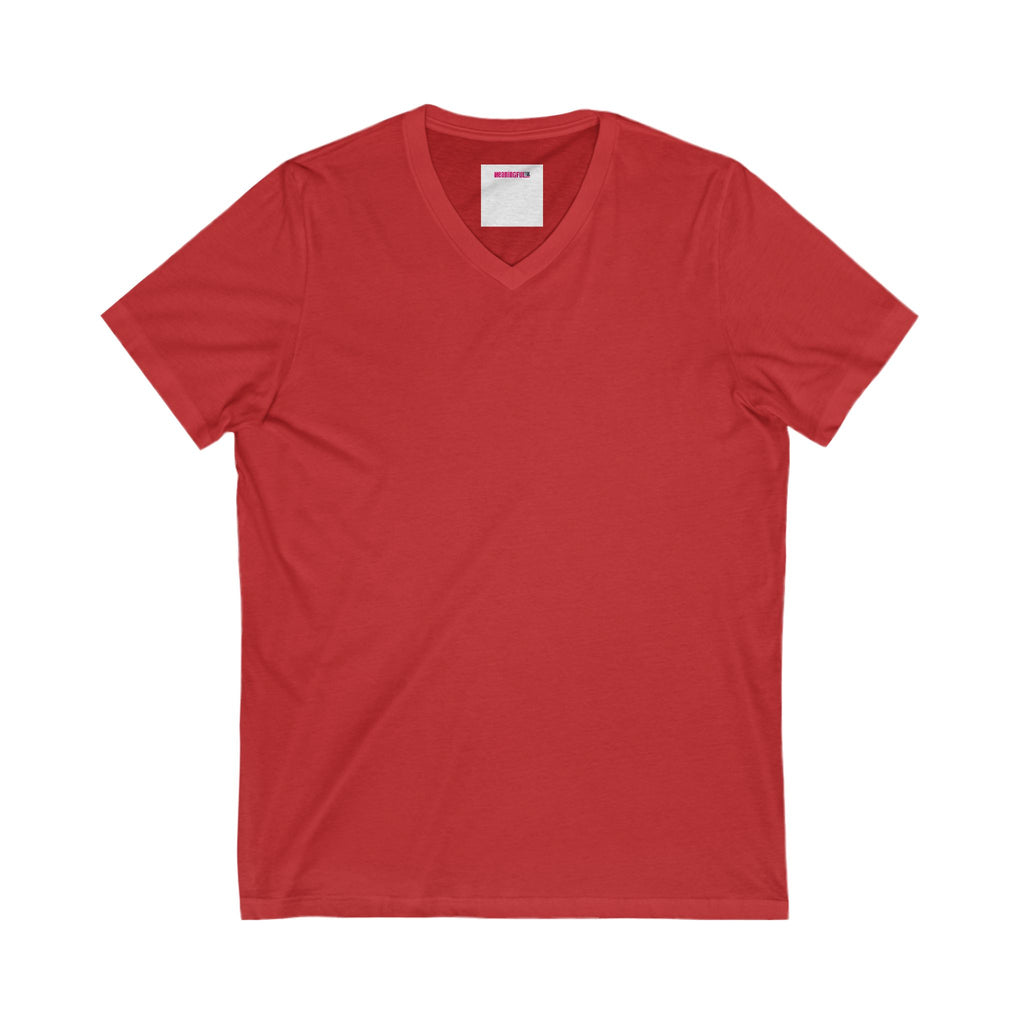 Customizable Unisex Jersey V-Neck Tee - Casual Comfort, Perfect Gift for Every Occasion, Summer Style, Everyday Wear, Festive Apparel