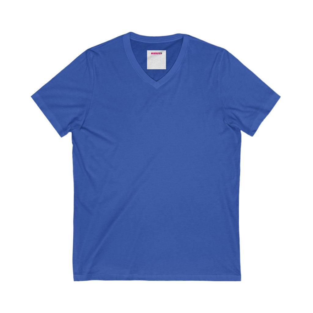 Customizable Unisex Jersey V-Neck Tee - Casual Comfort, Perfect Gift for Every Occasion, Summer Style, Everyday Wear, Festive Apparel