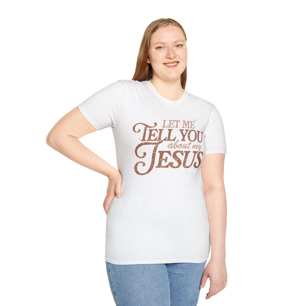 Unisex T-Shirt | Comfy Casual Tee for Every Occasion, About Jesus Graphic, Classic fit