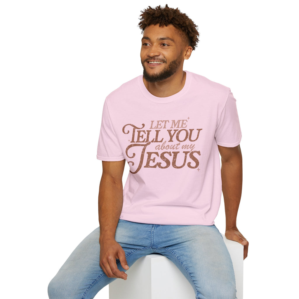 Unisex T-Shirt | Comfy Casual Tee for Every Occasion, About Jesus Graphic, Classic fit