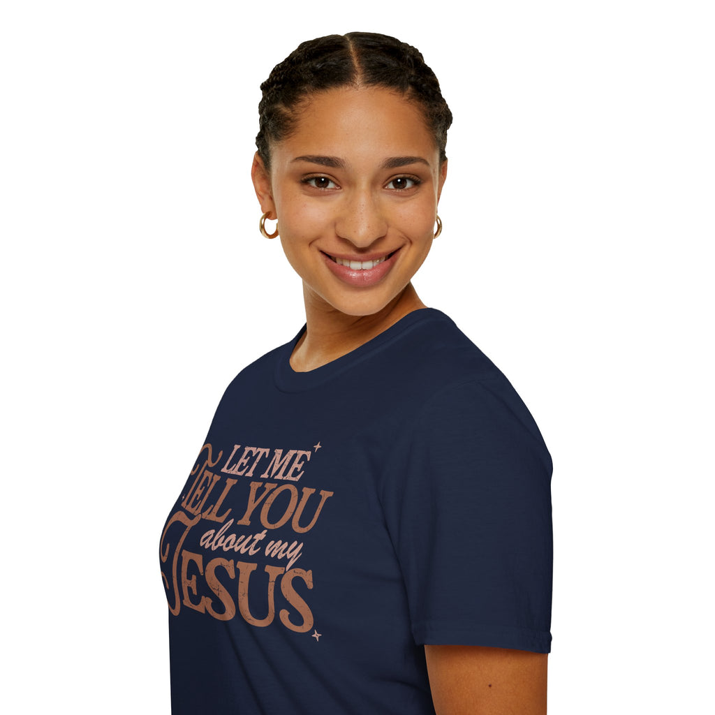 Unisex T-Shirt | Comfy Casual Tee for Every Occasion, About Jesus Graphic, Classic fit