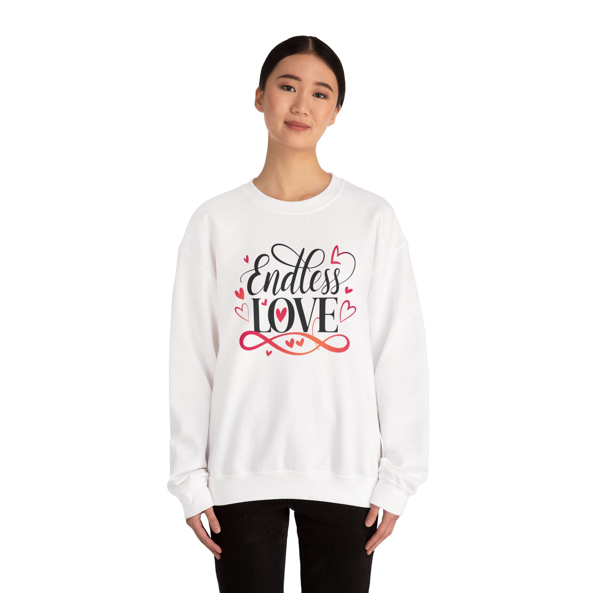 Endless Love Sweatshirt, Cozy Gift for Couples, Romantic Crewneck, Cute Love Sweatshirt, Comfortable Casual Wear, Gift for her