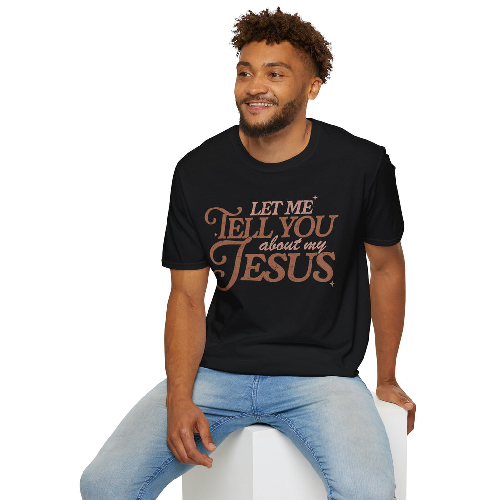 Unisex T-Shirt | Comfy Casual Tee for Every Occasion, About Jesus Graphic, Classic fit