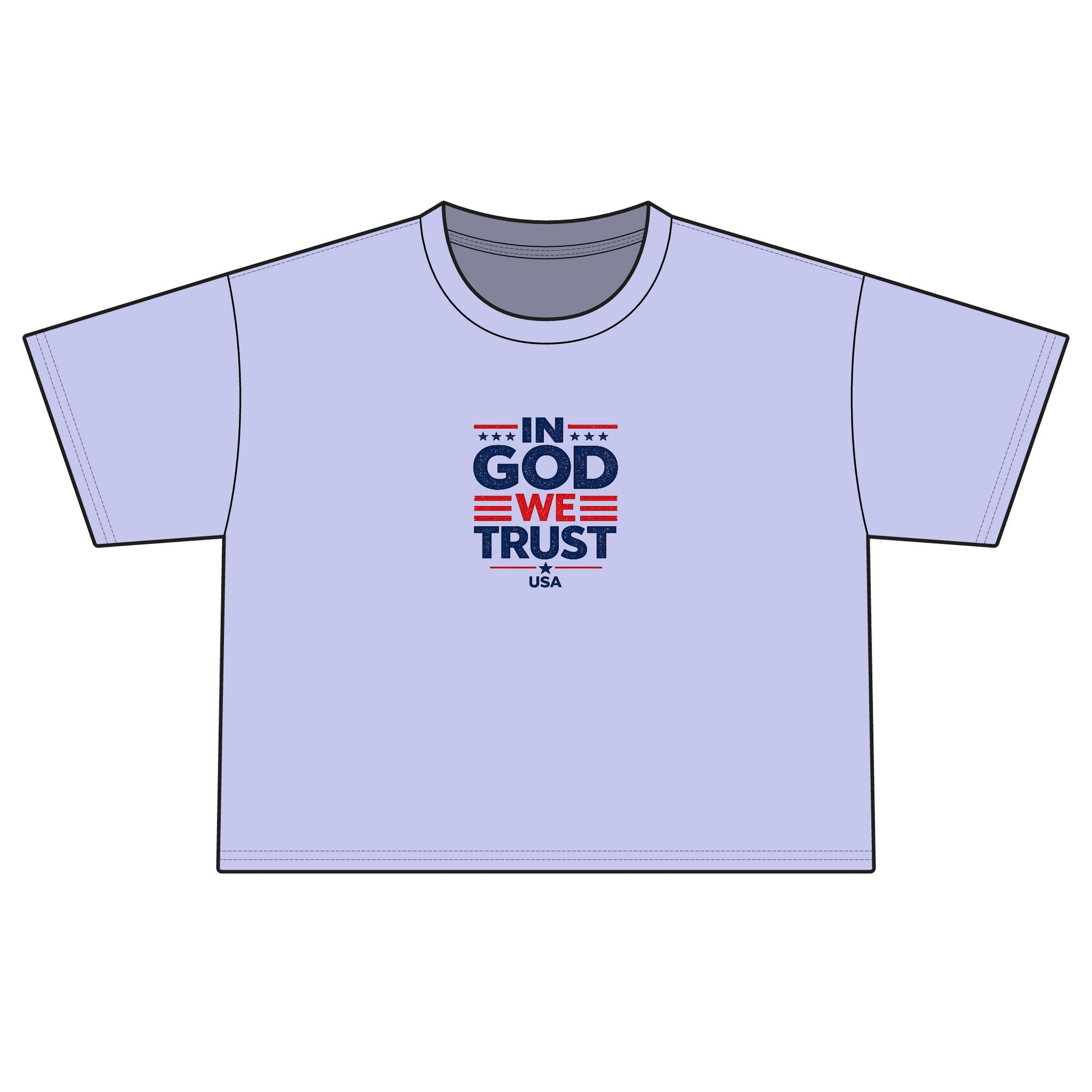 In God We Trust 4th of July Women's Boxy Tee
