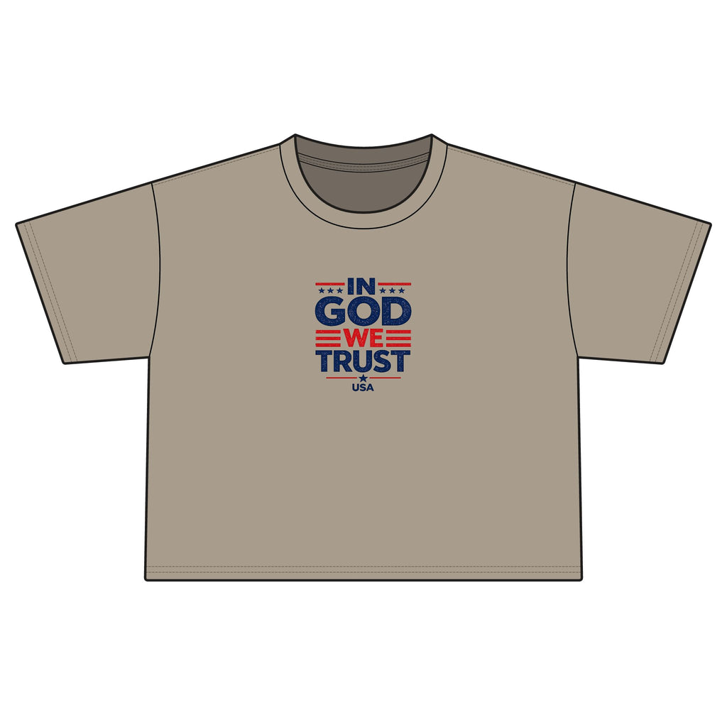 In God We Trust 4th of July Women's Boxy Tee