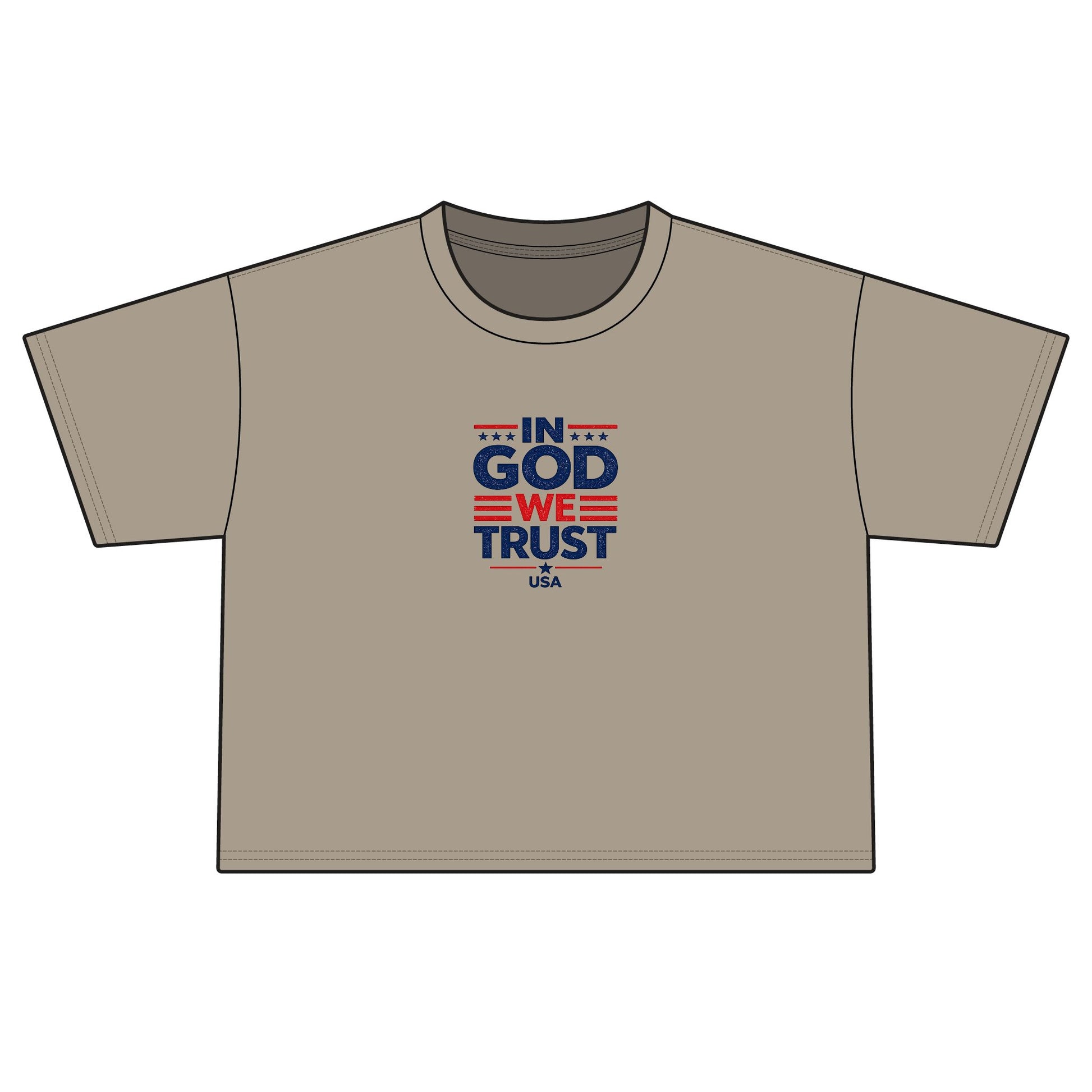 In God We Trust 4th of July Women's Boxy Tee