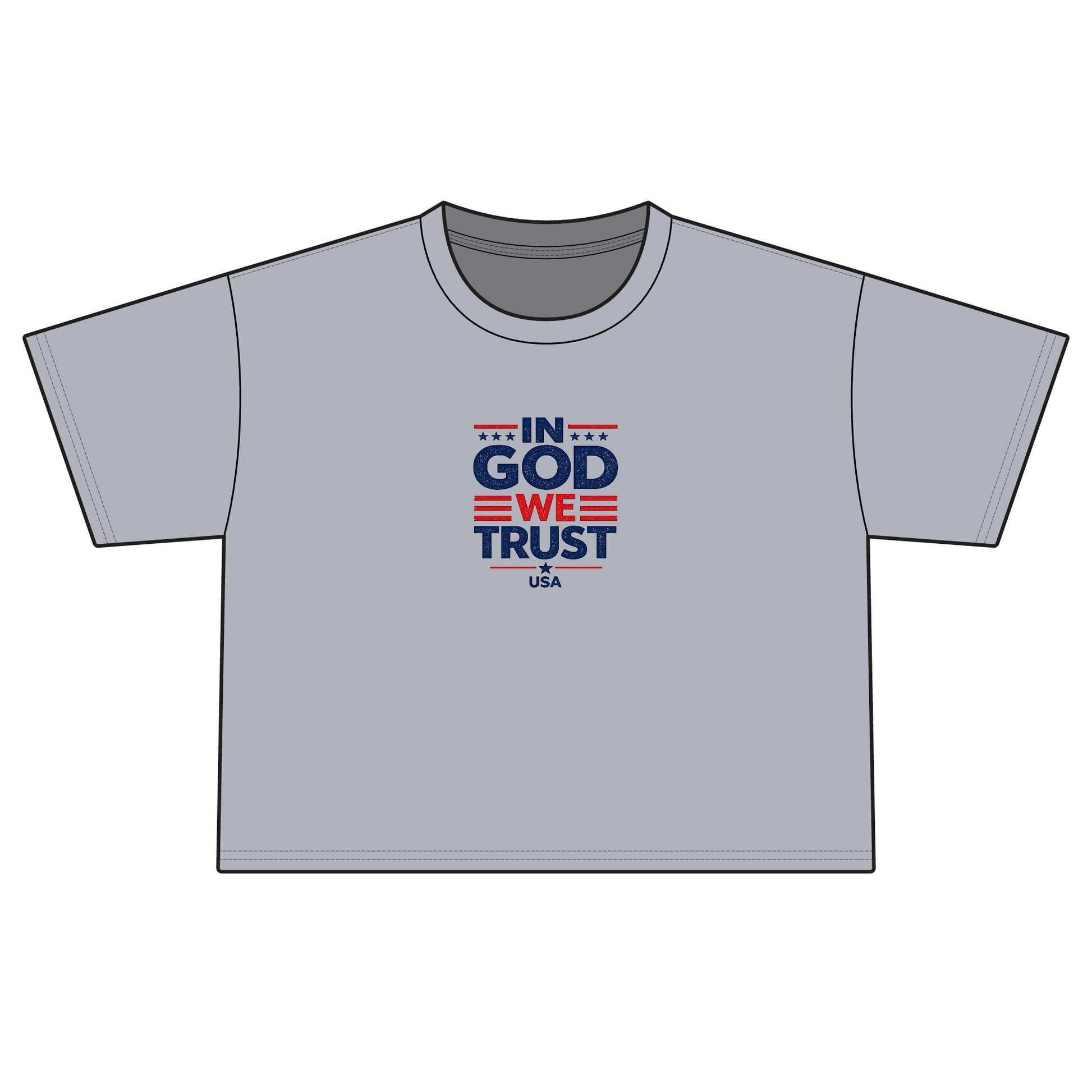 In God We Trust 4th of July Women's Boxy Tee