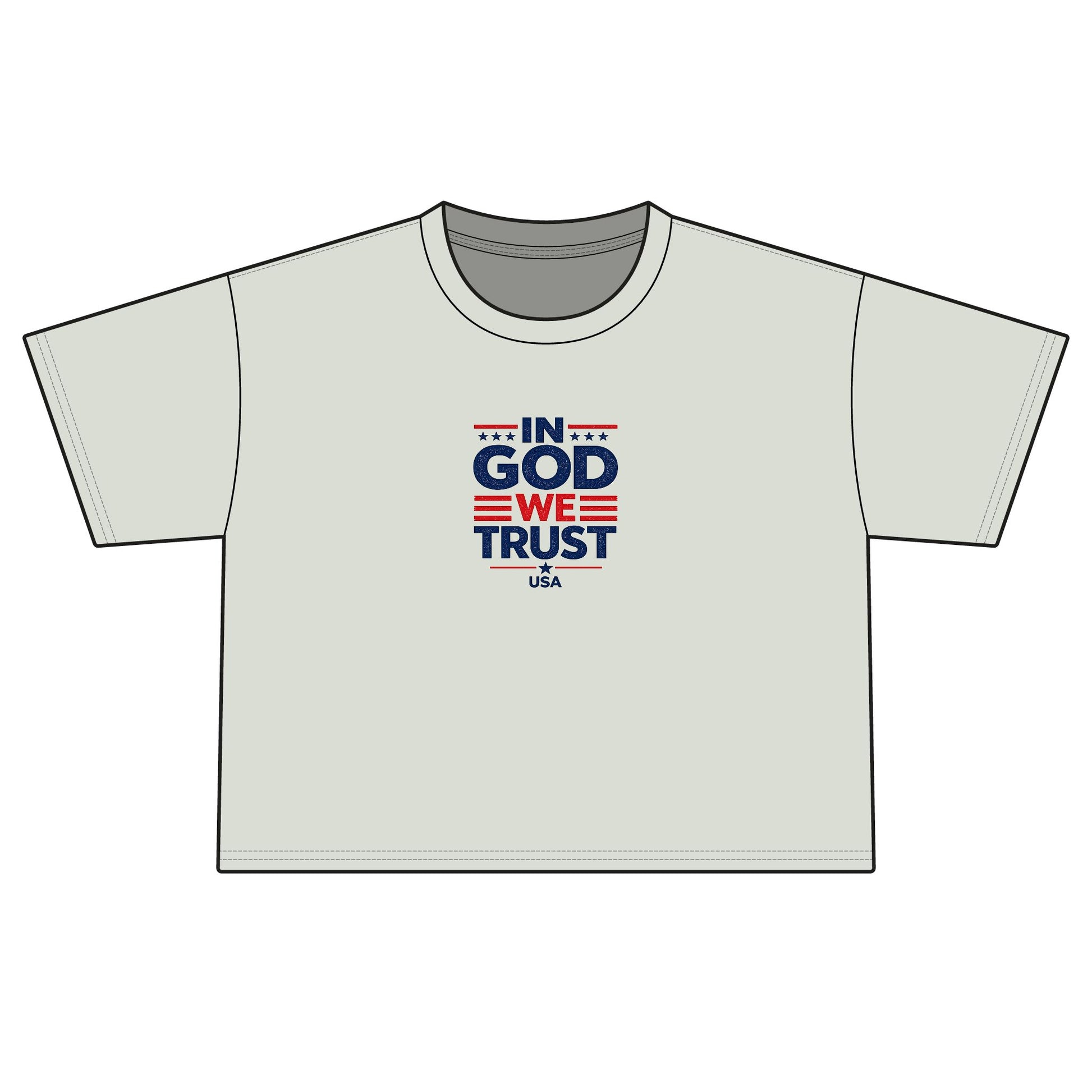 In God We Trust 4th of July Women's Boxy Tee
