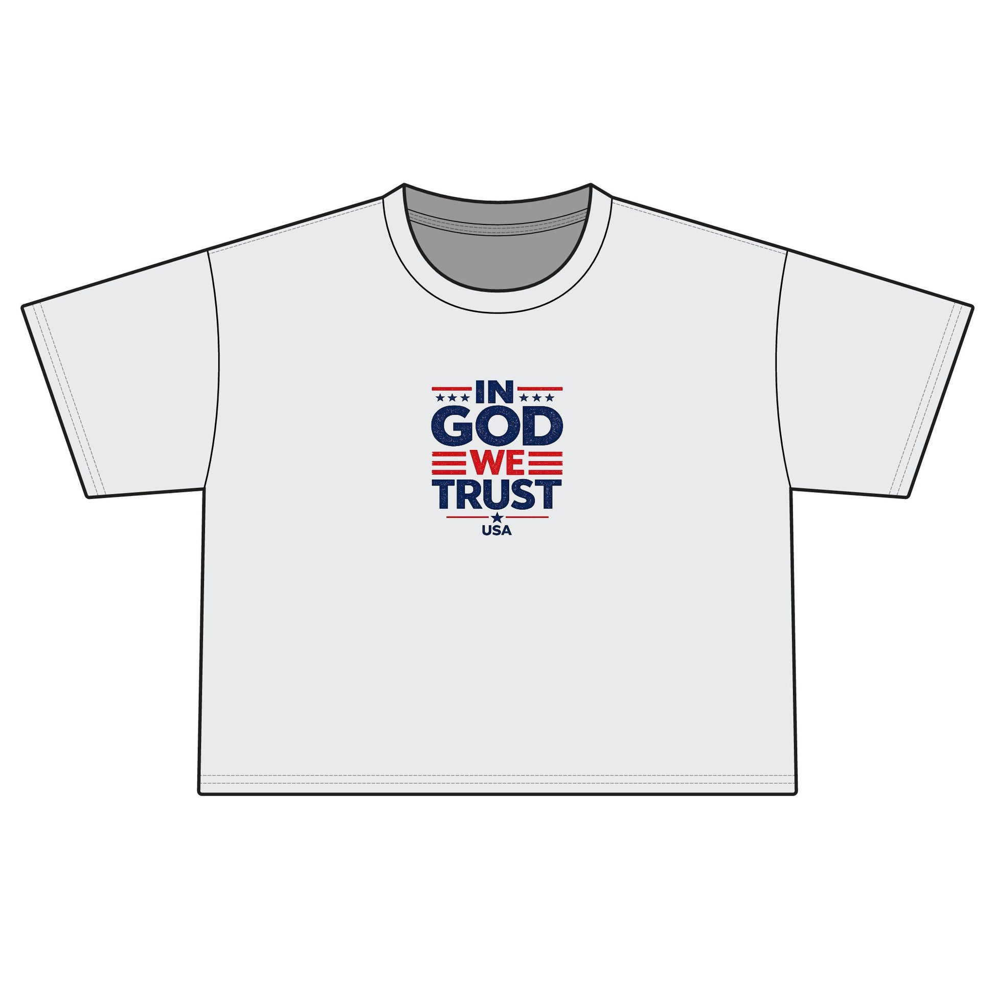 In God We Trust 4th of July Women's Boxy Tee