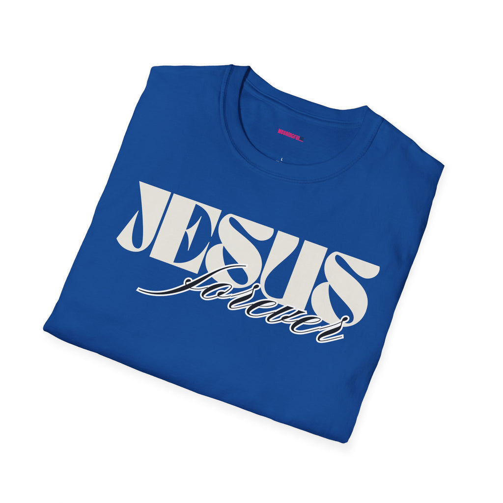 Jesus Forever Unisex T-Shirt | Comfy Casual Tee for Every Occasion, About Jesus Graphic, Classic fit