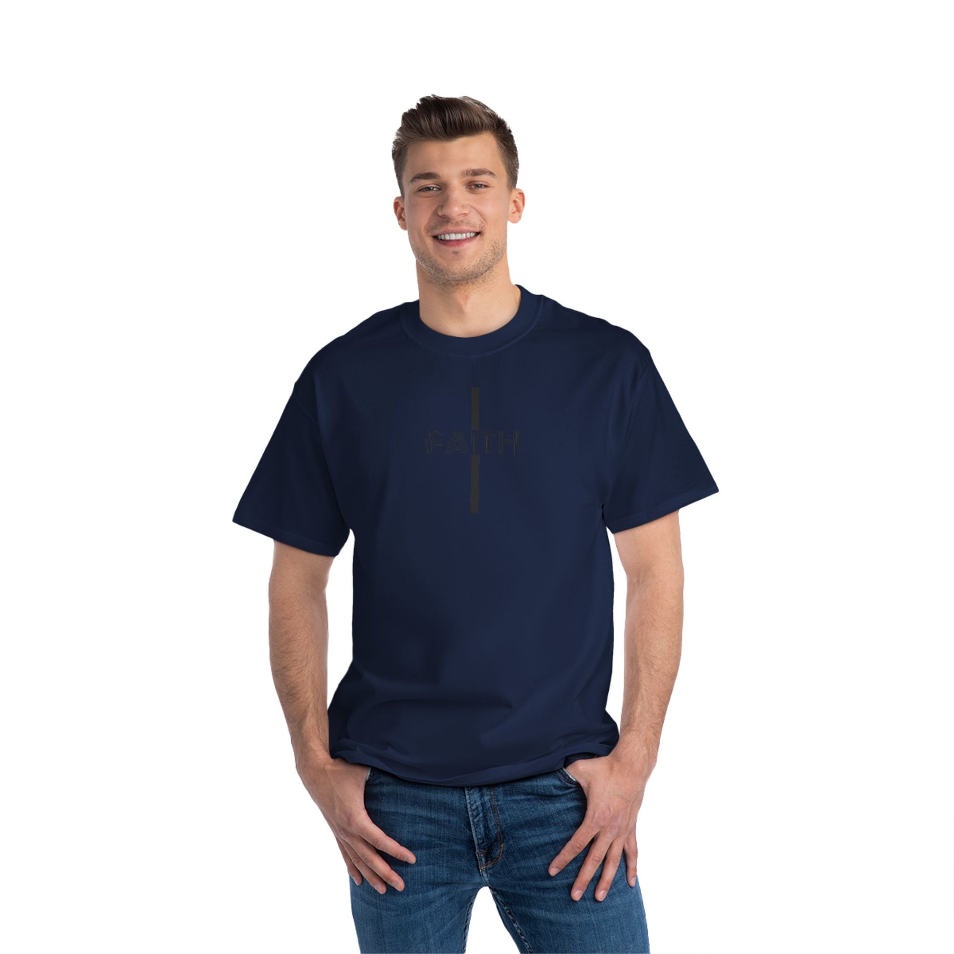 Faith-Inspired Short-Sleeve T-Shirt, Inspirational Tee, Casual Wear, Christian Apparel, Gift for Believers, Faith-Based Clothing