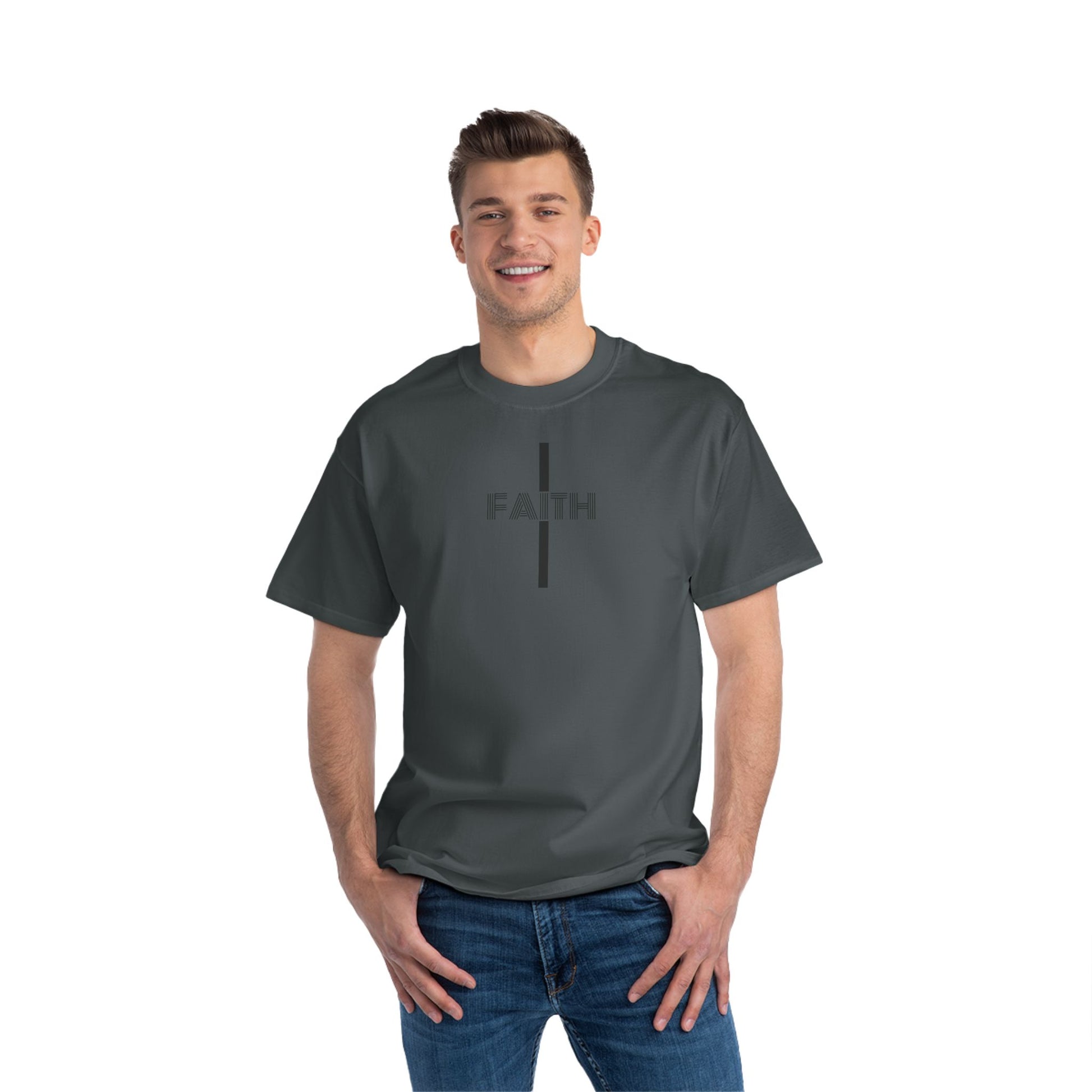 Faith-Inspired Short-Sleeve T-Shirt, Inspirational Tee, Casual Wear, Christian Apparel, Gift for Believers, Faith-Based Clothing