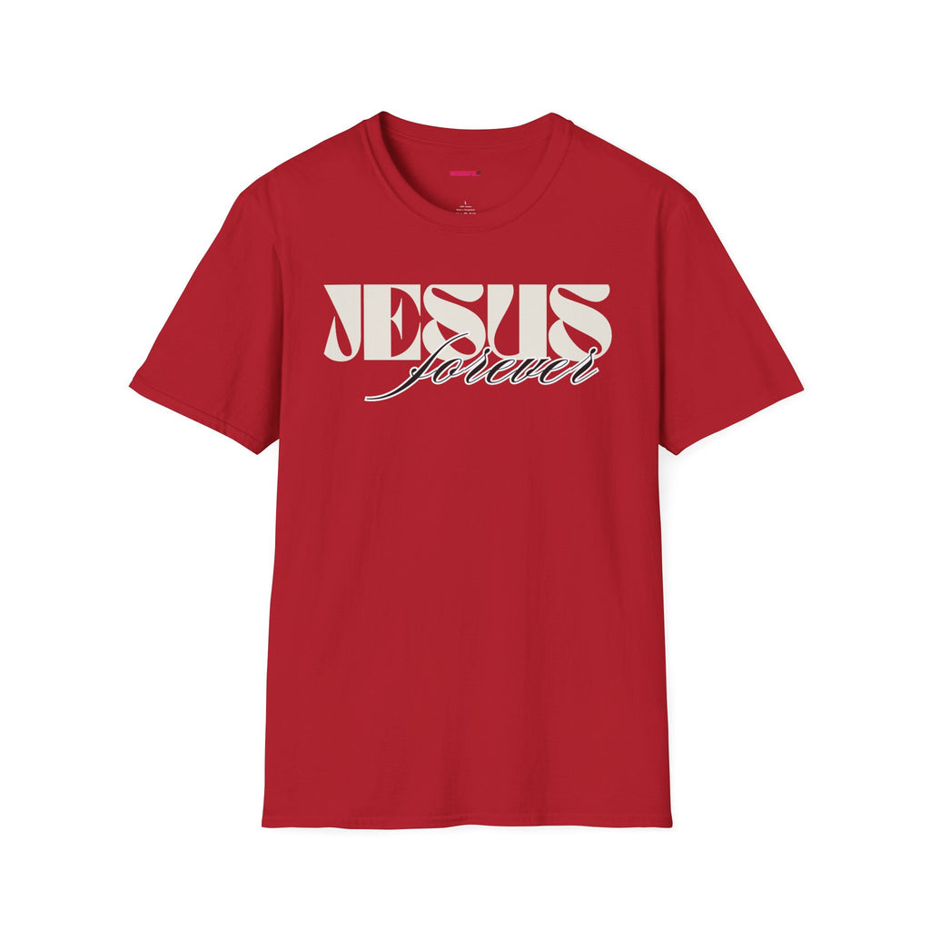 Jesus Forever Unisex T-Shirt | Comfy Casual Tee for Every Occasion, About Jesus Graphic, Classic fit