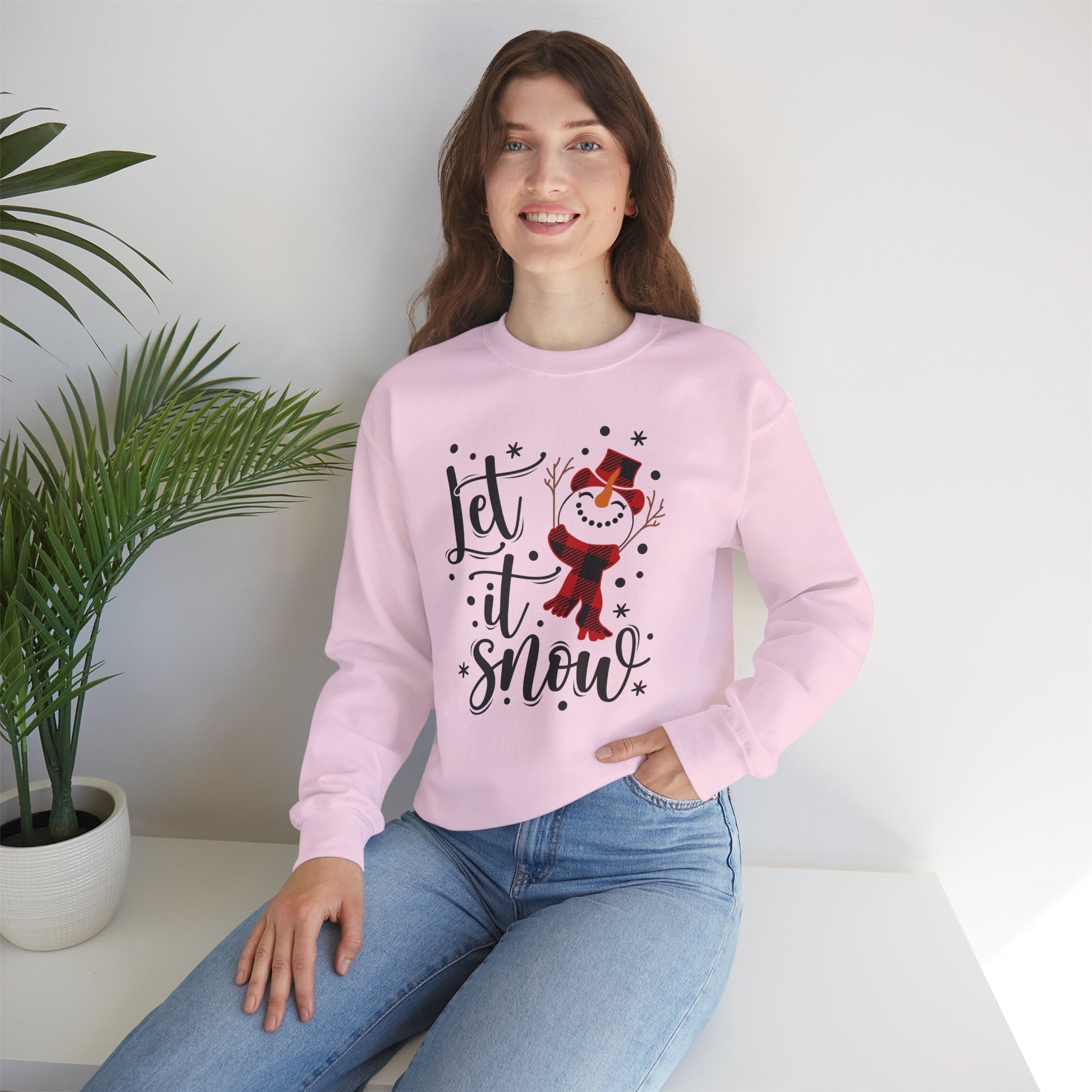 Let It Snow Sweatshirt for Cozy Winter Fun