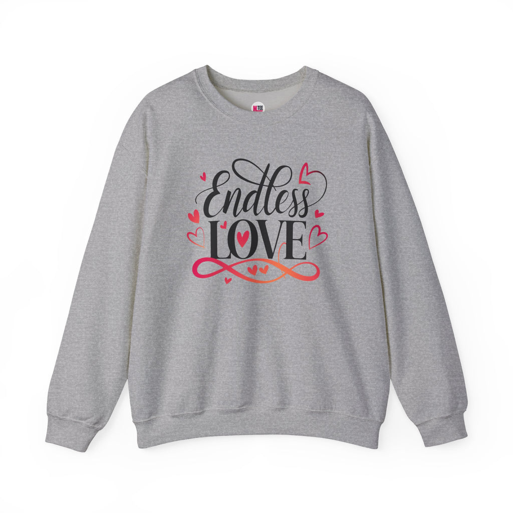 Endless Love Sweatshirt, Cozy Gift for Couples, Romantic Crewneck, Cute Love Sweatshirt, Comfortable Casual Wear, Gift for her